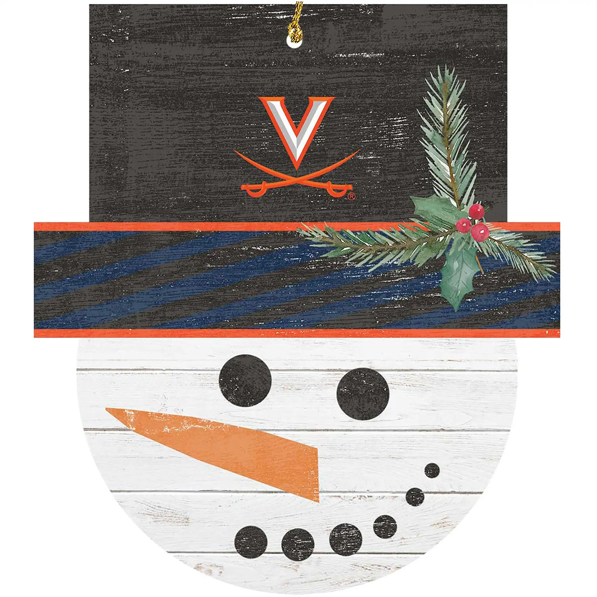Alt View 3. Jardine - Virginia Cavaliers Ornament Bundle - White.