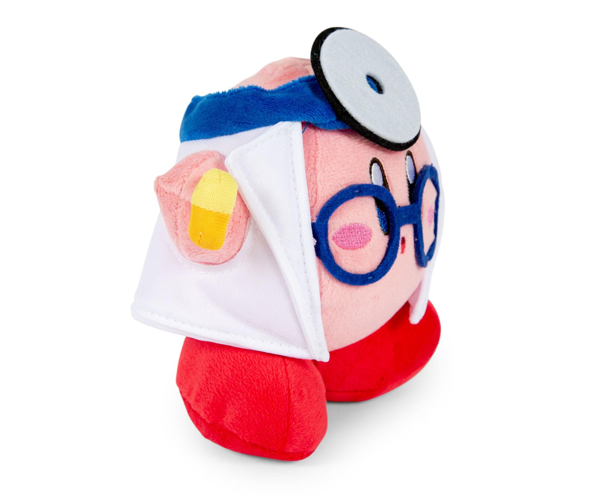 Alt View 1. Little Buddy - Kirby All Star Collection 5 Inch Plush | Doctor Kirby - Pink.