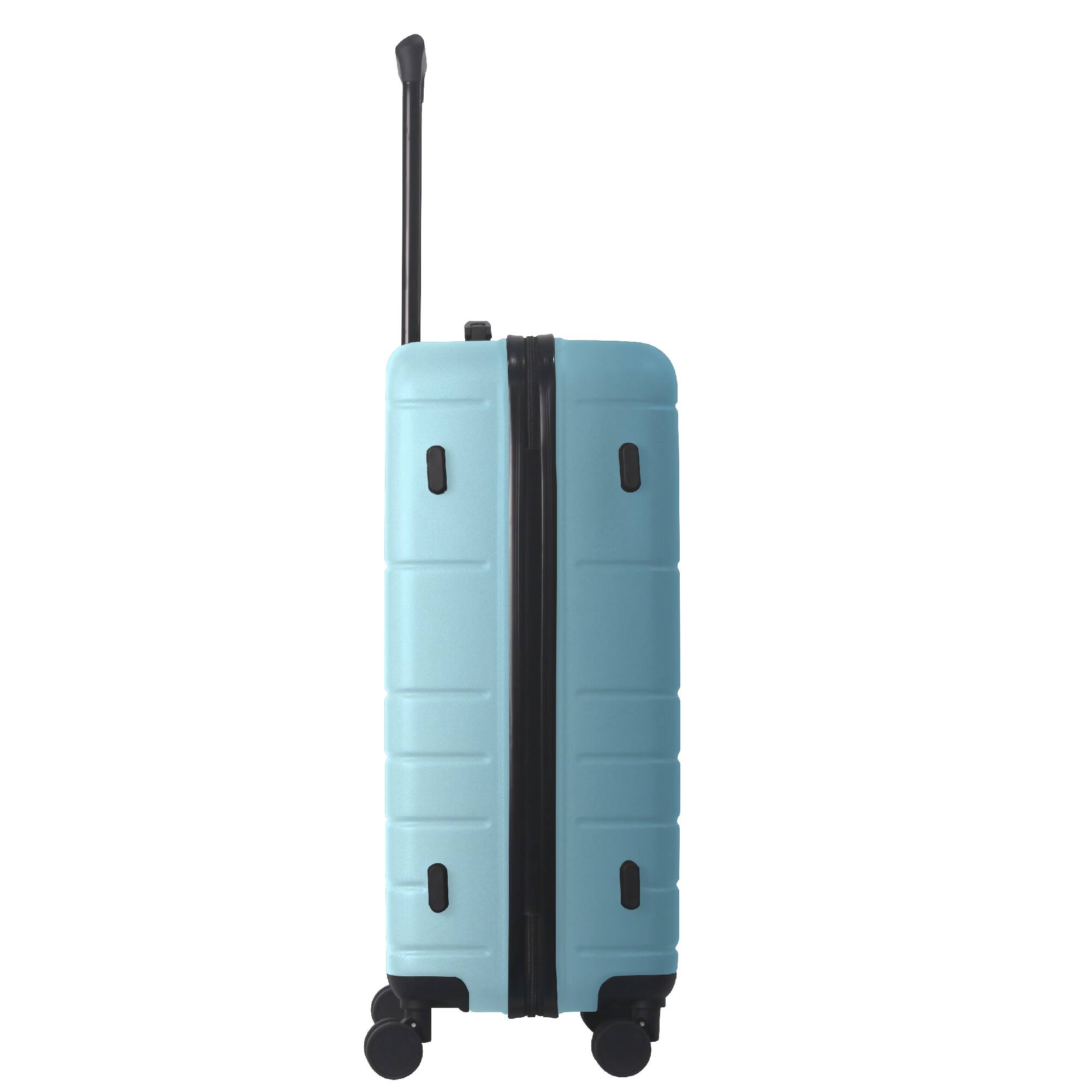 Alt View 6. Bestier - 3-Piece ABS Hardshell Luggage Set (20”/24”/28”) with TSA Lock, Spinner Wheels & Lightweight Design - Sky Blue.