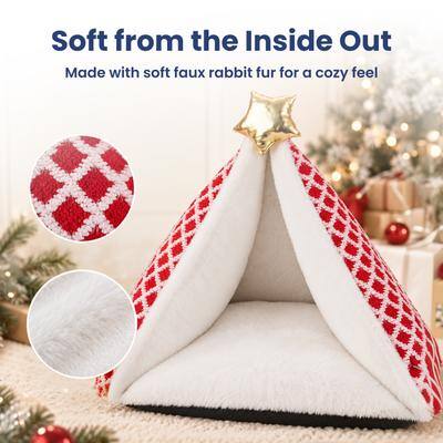 Soft from the Inside Out  
Made with soft faux rabbit fur for a cozy feel