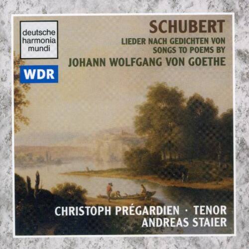 deutsche harmonia mundi  
SCHUBERT  
LIEDER NACH GEDICHTE VON  
SONGS TO POEMS BY  
JOHANN WOLFGANG VON GOETHE  

WDR  
CHRISTOPH PRÉGARDIEN • TENOR  
ANDREAS STAIER