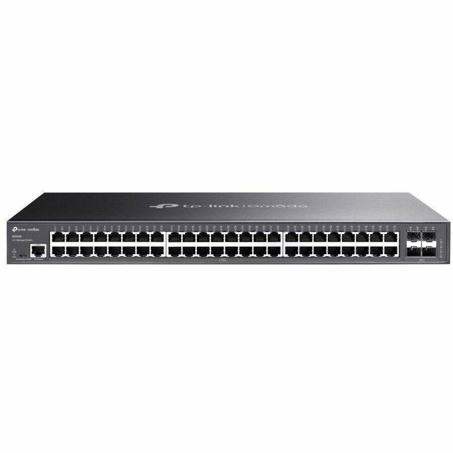 Alt View 4. TP-Link - TP-Link Omada 48-Port Gigabit L2+ Managed Switch with 4 SFP Slots - 48 Ports - Manageable - Gigabit Ethernet - Unknown.