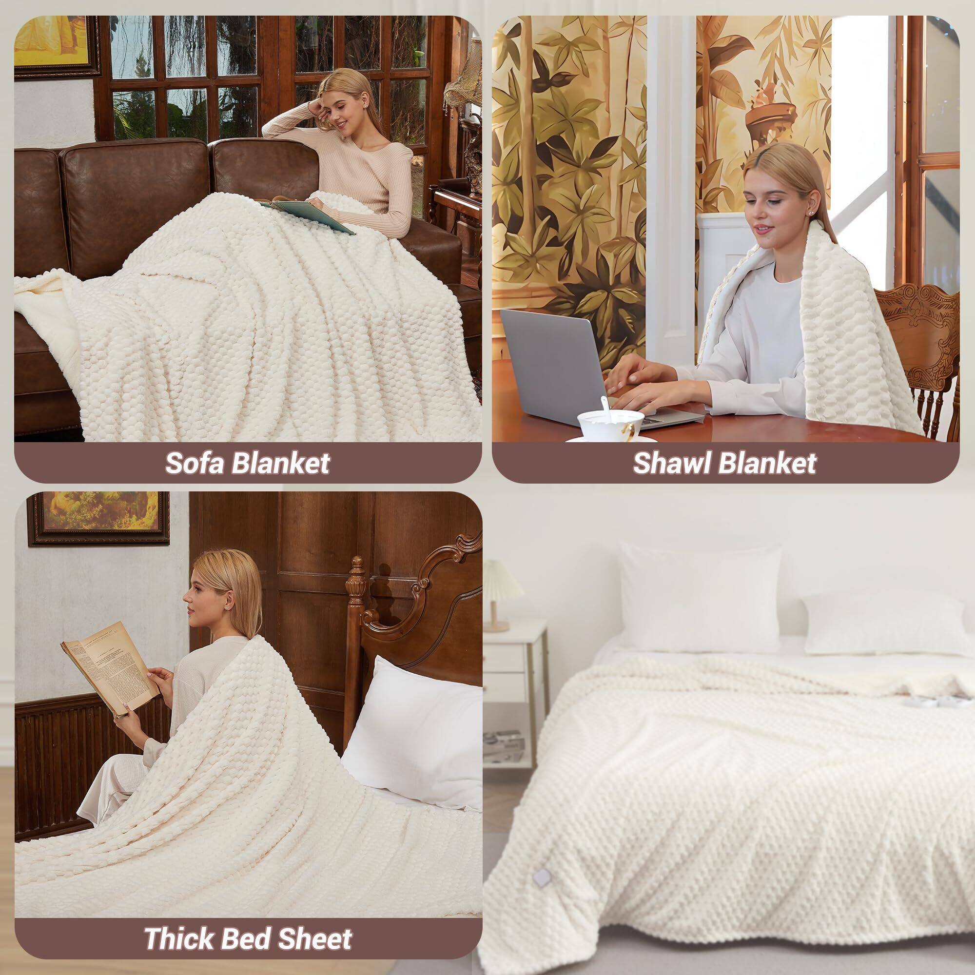 Sofa Blanket  
Shawl Blanket  
Thick Bed Sheet