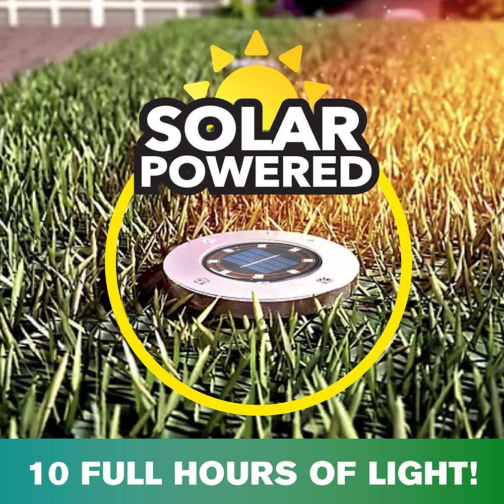 SOLAR POWERED  
10 FULL HOURS OF LIGHT!