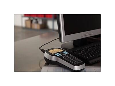 Alt View 2. DYMO - LabelManager 420P Desktop Label Maker (1768815) - Black/Gray.