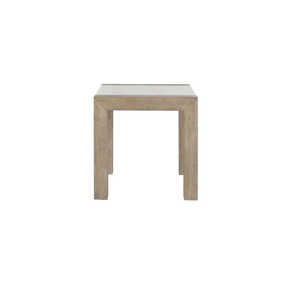 Left. Global Furniture USA - Contemporary End Table, Natural,White - Brown.