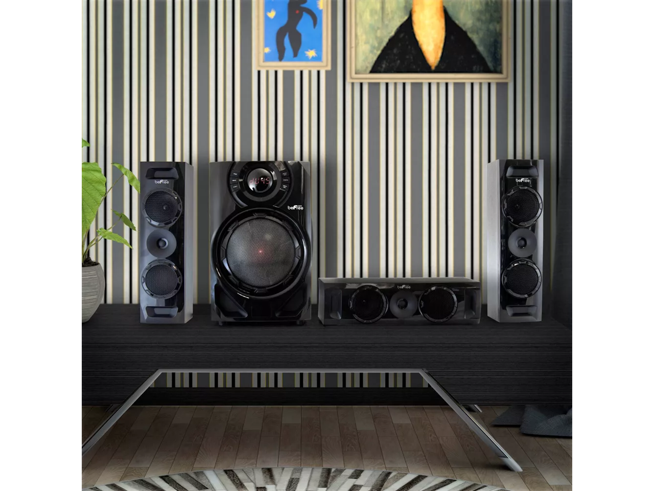 Alt View 1. beFree Sound - BeFree Sound BFS-510C 5.1 CH Surround Sound Bluetooth Speaker System.
