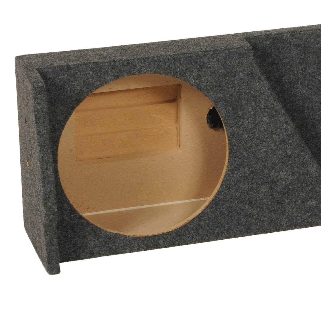 Alt View 4. QPower - QPower Dual 12" Sub Box for Chevy Silverado XCab and GMC Sierra XCab 2007-2013.