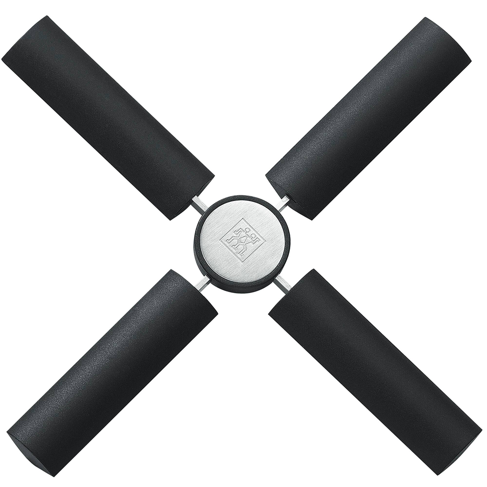 Alt View 1. ZWILLING - ZWILLING TWIN Folding Trivet, Silver-Black Silicone with Storage Tin - Black.