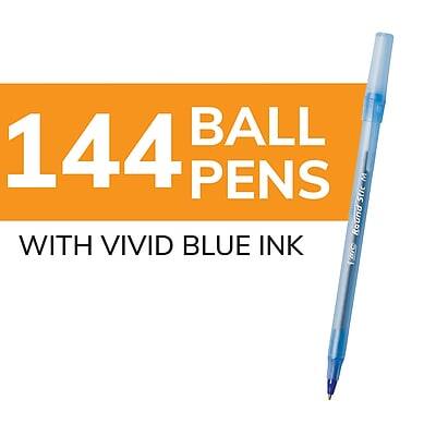 144 BALL PENS  
WITH VIVID BLUE INK