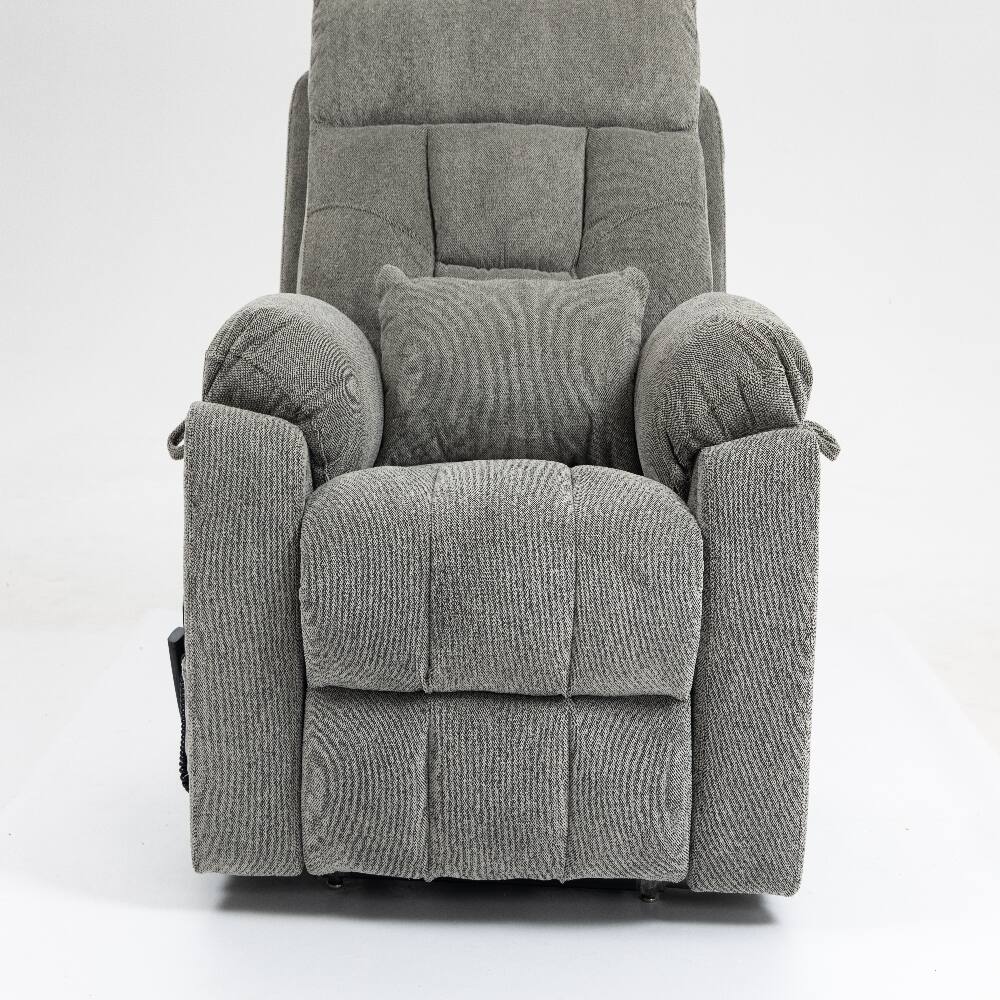 Alt View 8. Ropilly - Ropilly 180 degree lay flat lift chair, electric lift chair for elderly with dual motors - White.