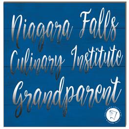 Jardine - Niagara Falls Culinary Institute 10'' x 10'' Grandparent Plaque - Blue
