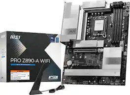 MSI - PRO Z890-A WIFI (Socket LGA 1851) Intel Z890 ATX DDR5 Wi-Fi 7 Motherboard - Black