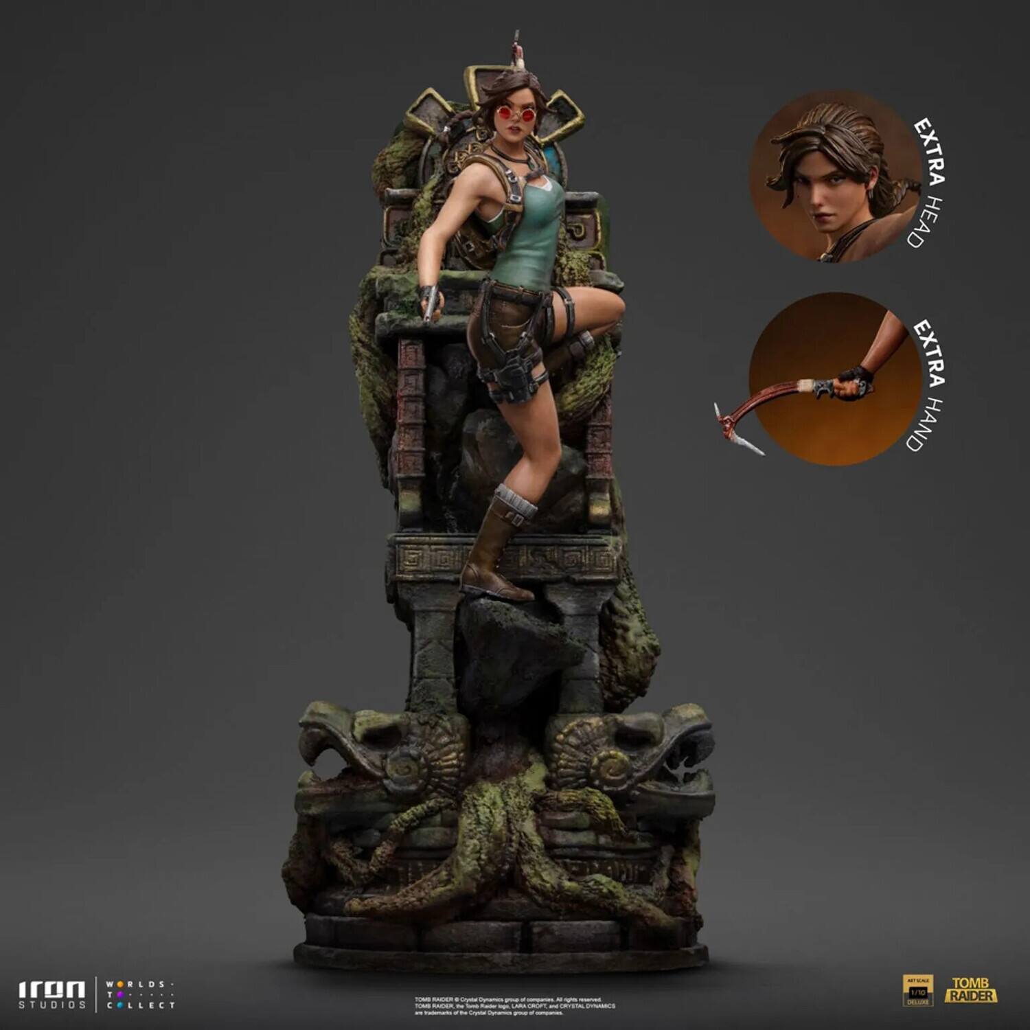 EXTRA HEAD EXTRA HAND

IRON STUDIOS COLLECT

TOMB RAIDER

TOM3 RAIDER