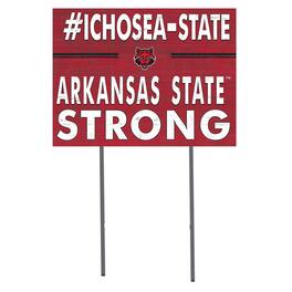 Jardine - Arkansas State Wolves 18'' x 24'' I Chose Lawn Sign - Red