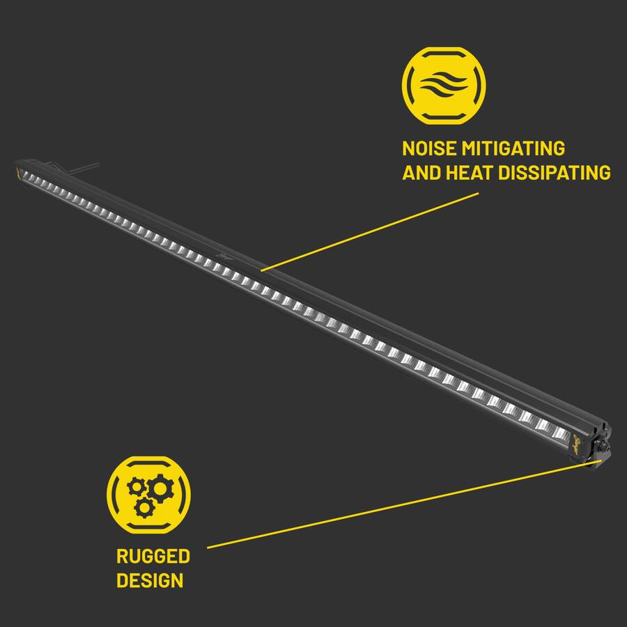 Stinger HEXCORE 50” Universal Off Road Straight LED Light Bar, Amber ...