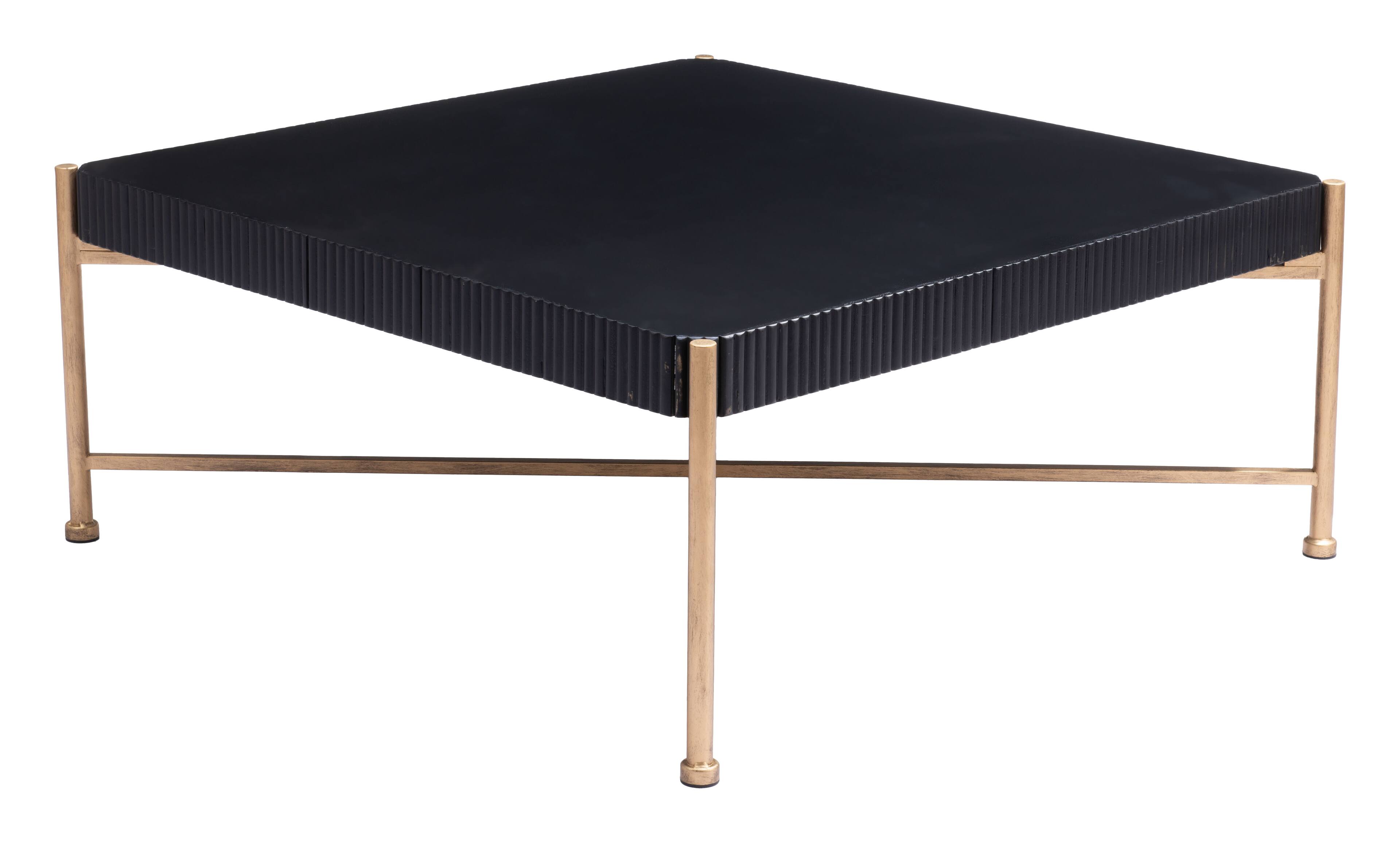 Alt View 1. Hivvago - Nazaire Coffee Table Black - Black.