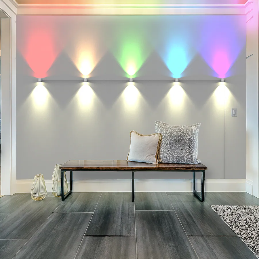 Led Background Visual Display Monster Smart 5 Double Sided Sound Reactive Multi Colored & Multi White ...