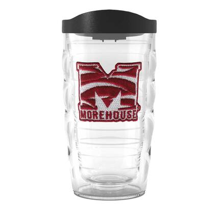 Front. Tervis - Morehouse Maroon Tigers 10oz. Emblem Wavy Tumbler - Multicolor.