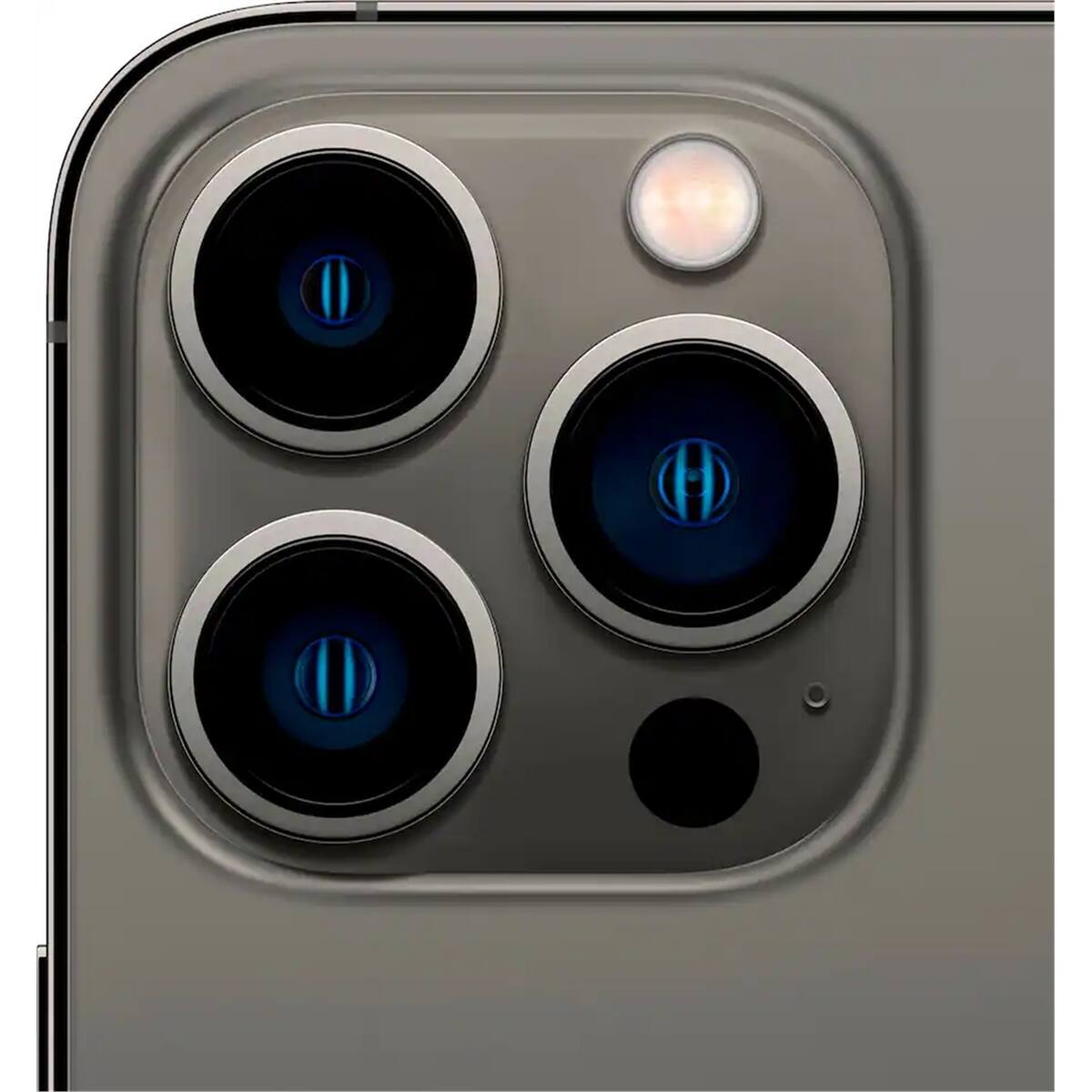 Angle. Apple - iPhone 13 Pro (A2483) 1TB 6.1-inch (2021) Graphite - Unlocked - Gray.