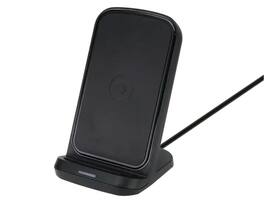 AT&T - Refurbished Excellent - 15W Premium Wireless Charging Stand Charges 40% Faster On Select Devices Than Standard Wireless Chargers | Color: B - Black