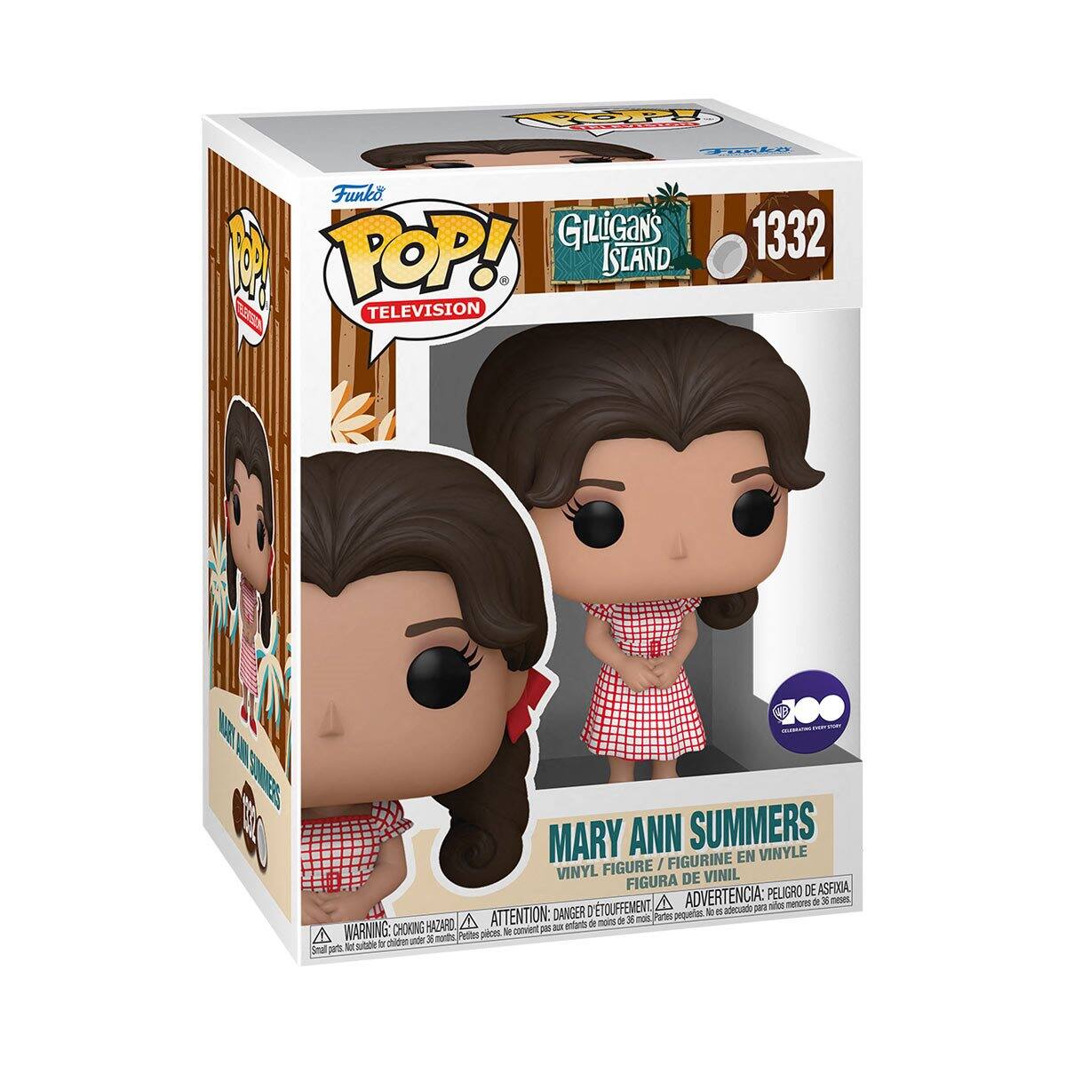 Funko Pop! Television
Gilligan's Island
1332
Mary Ann Summers
Vinyl Figure

Warning: Choking Hazard
Parts may be detached

Attention: Danger de touffement
Parts peligre de aspxia

Advertencia: Peligro de asfixia
Partes peligrosas de aspxia

Snail parts may be detached
Petites pièces - T'as déjà

Choking Hazard