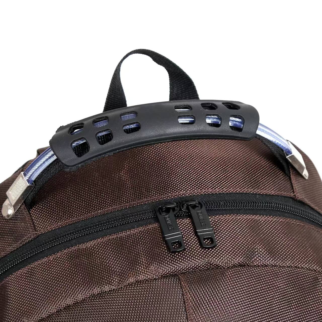 Alt View 2. DUKAP - EMINENT Executive Backpack for Laptops up to 15.6''-Inches - BROWN.
