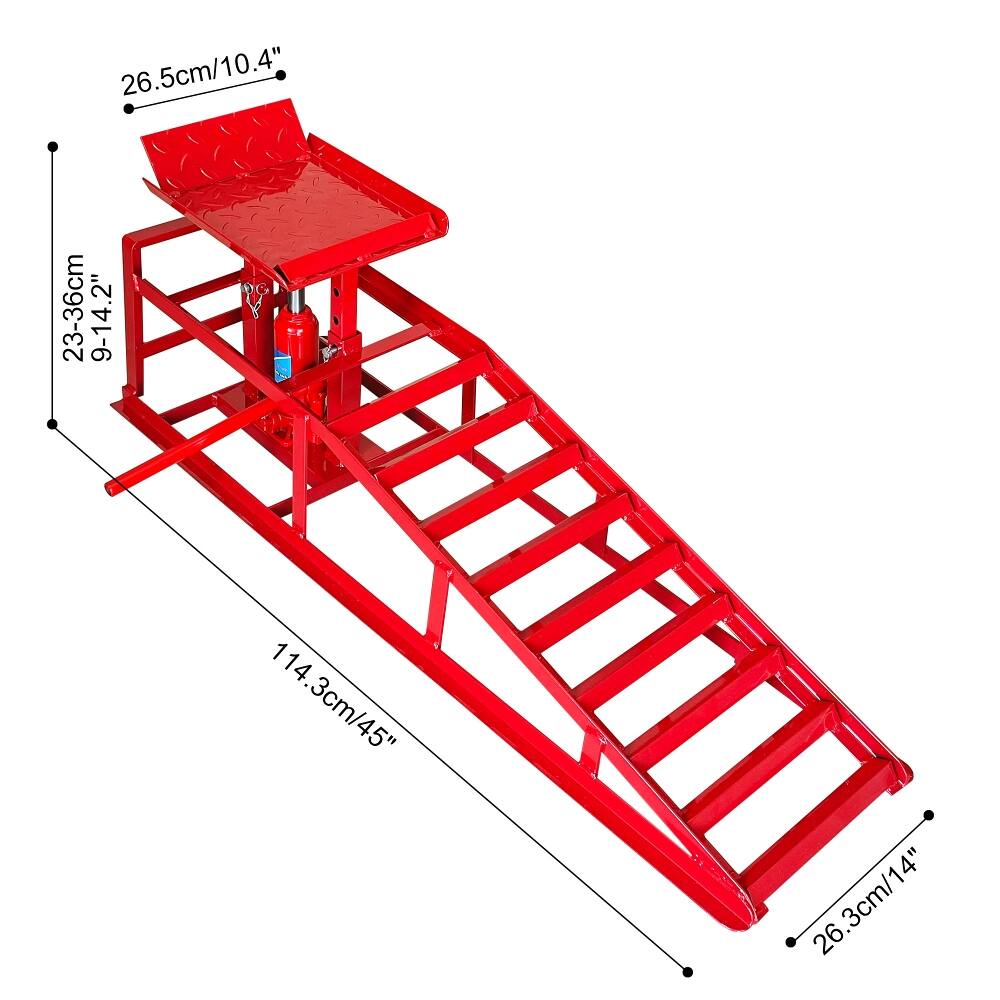 26.5cm/10.4"  
23-36cm 9-14.2"  
114.3cm/45"  
26.3cm/14"