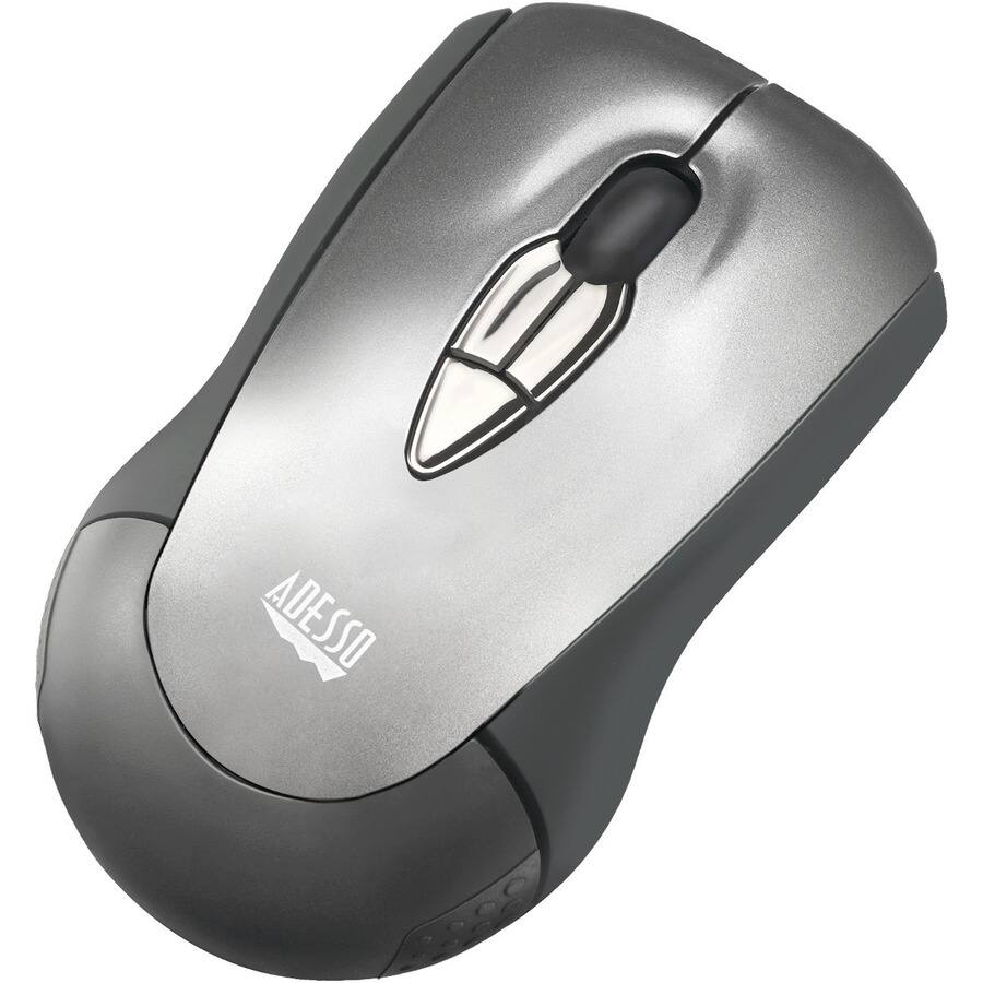 Alt View 1. Adesso - Adesso Air Mouse Mobile With Compact Keyboard - USB Scissors Wireless 2.40 GHz Keyboard - 78 Key - English (US) - USB - Black.
