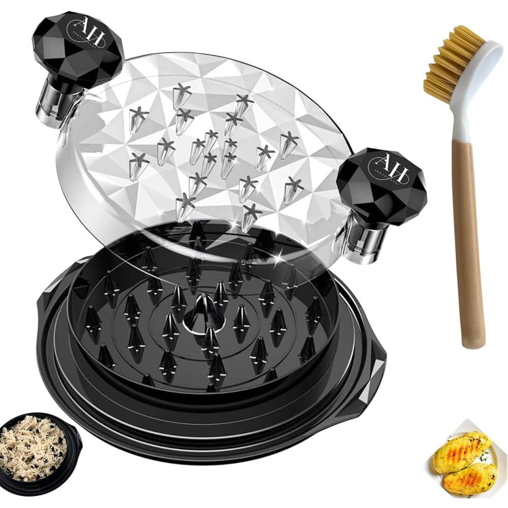 PARKER SLATER - 10" Chicken Shredder Tool – BPA-Free, Easy Grip, Manual Meat Shredder for Pulled Chicken, Pork & Beef - Black