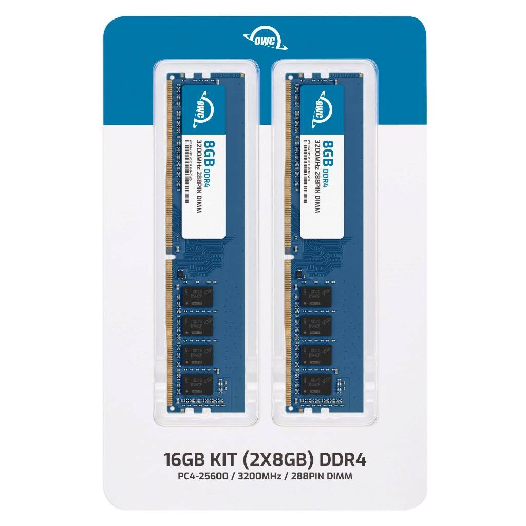 OWC 16GB KIT (2X8GB) DDR4  
PC4-25600 / 3200MHz / 288PIN DIMM