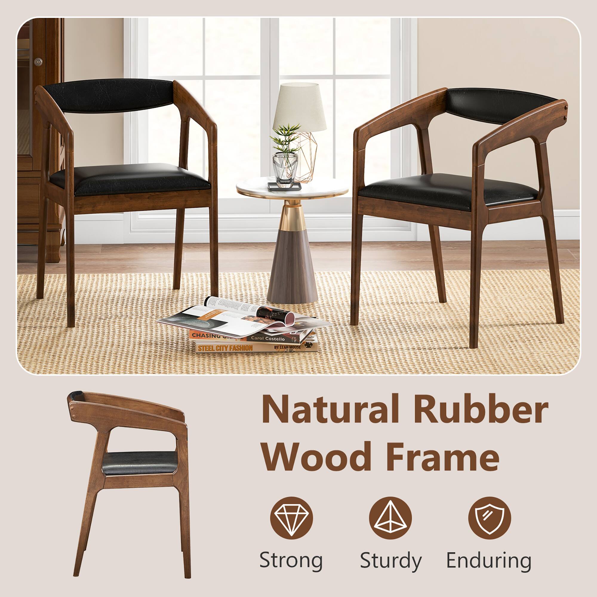 Natural Rubber Wood Frame

Strong  
Sturdy  
Enduring