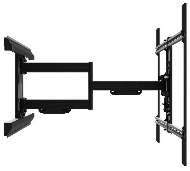 Back. Kanto - Kanto PMX900HD Full Motion Pro Series Mount for 65"-140" TVs - Black - Black.