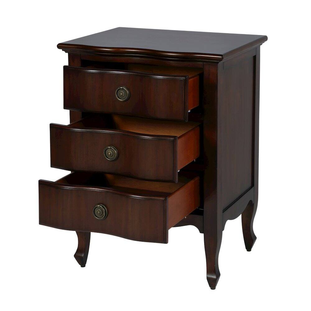 Alt View 1. Butler Specialty - Nigel 21.5 in. W Rectangular Wood 3 Drawer Accent Chest - Brown.