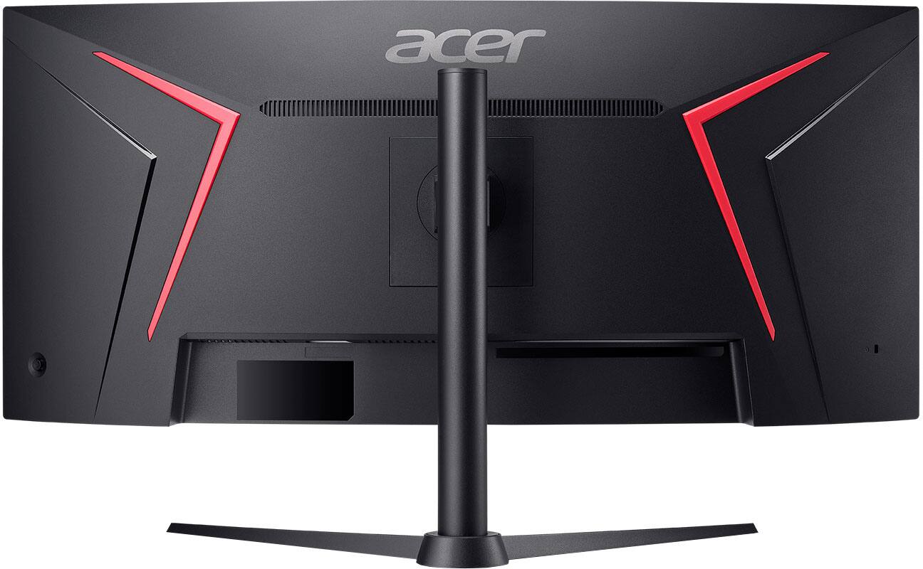 Alt View 9. Acer - Nitro 34" HD 5K2K (5120 x 2160) 1500R Curved LCD, VA 360Hz, FreeSync Premium Gaming Monitor - DisplayPort, 2 x HDMI - Black.