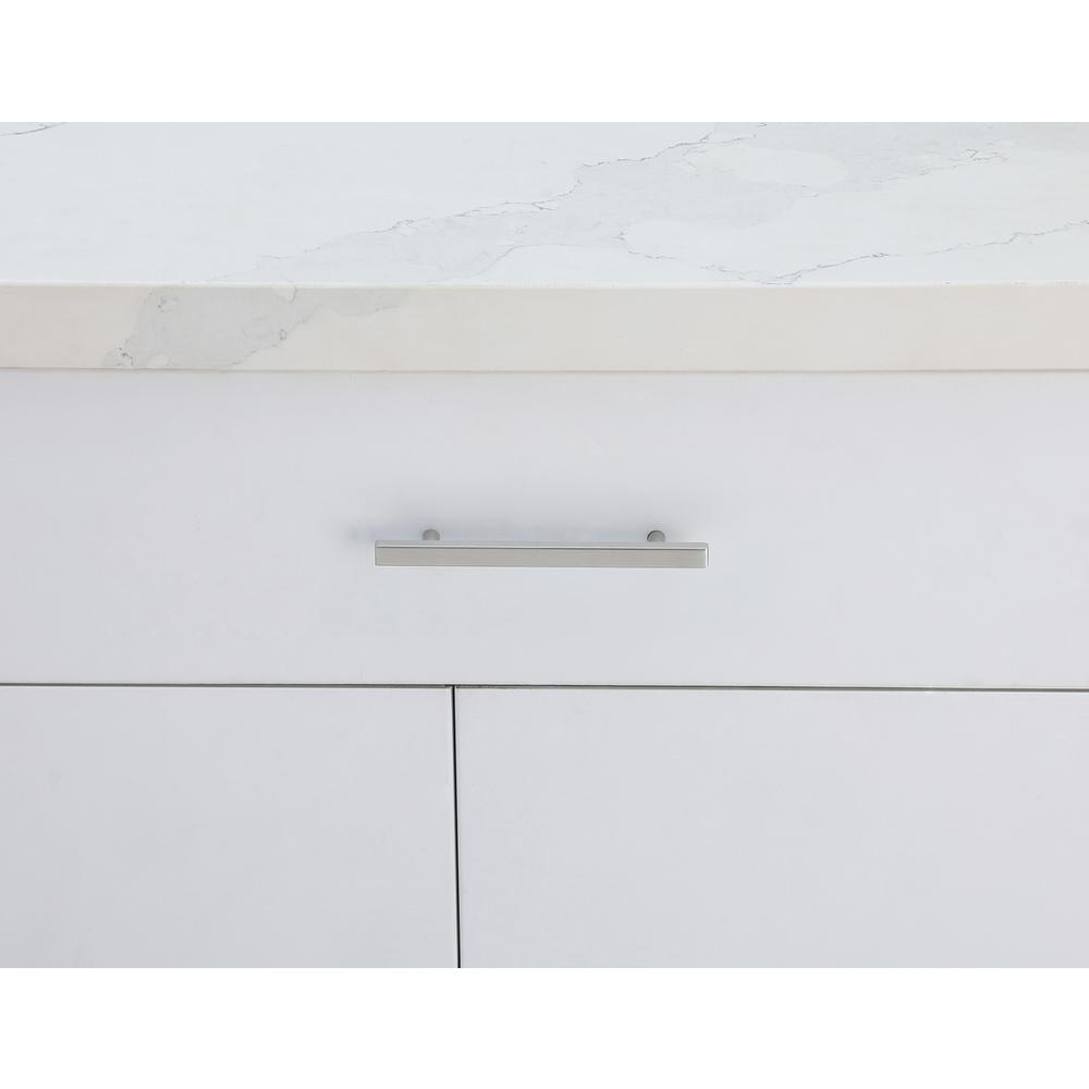 Alt View 2. Elegant Decor - Dior 5" Center to Center Brushed Nickel Bar Pull Multipack (set of 10) - Brushed Nickel.