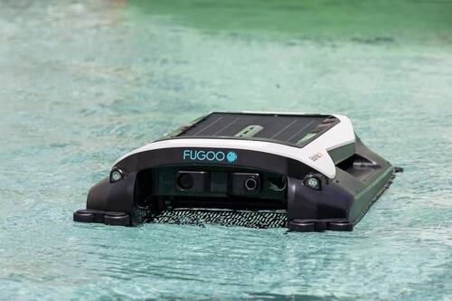 Alt View 2. Fugoo - Solar Powered Cordless Pool Vacuum Cleaner with Smart App Control.