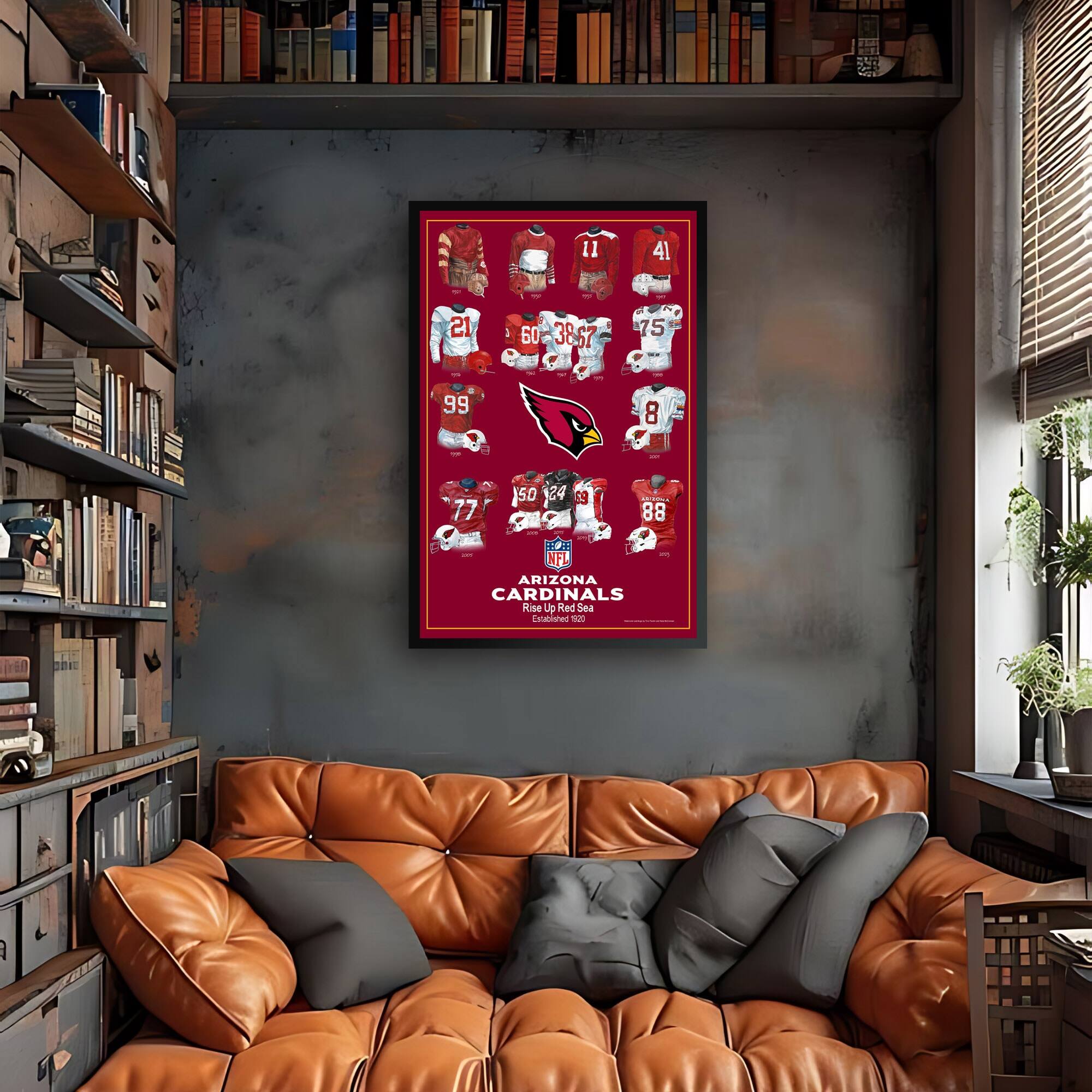 11 41 21 60 38.57 75 99 8 24 $9 77 88 - 1: NFL ARIZONA CARDINALS Rise Up Red Sea Calibrated 12 rEn a

NFL ARIZONA CARDINALS
Rise Up Red Sea
Established 1988