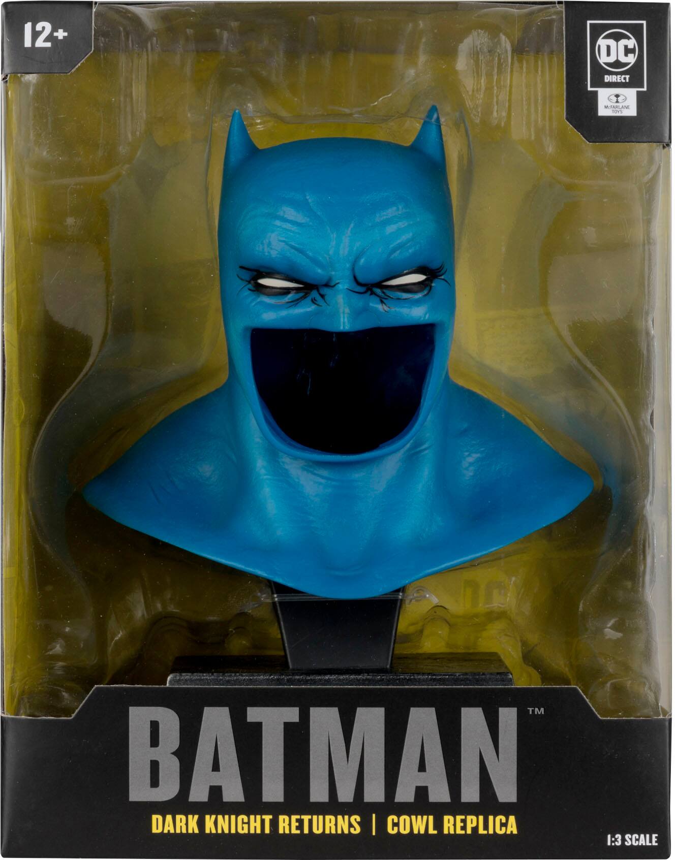 "12+ DC Direct Batman Dark Knight Returns Cowl Replica 1:3 Scale"