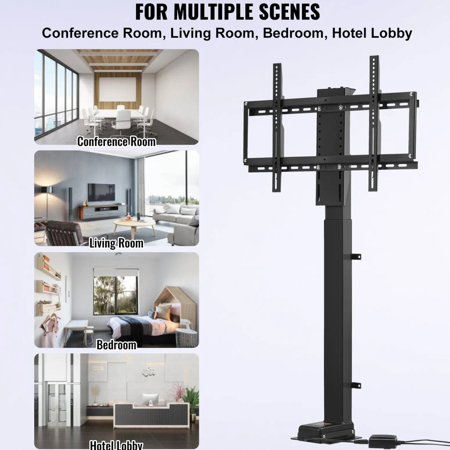 FOR MULTIPLE SCENES  
Conference Room, Living Room, Bedroom, Hotel Lobby  

Conference Room  
Living Room  
Bedroom  
Hotel Lobby