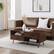 Alt View Zoom 12. Walker Edison - Contemporary Minimalist 2-Drawer Coffee Table - Dark Walnut/Black.