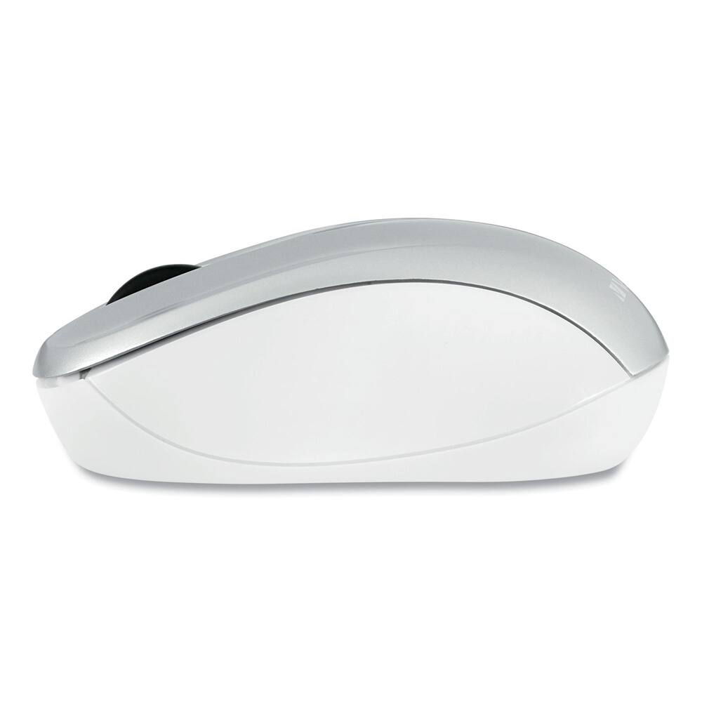 Left. Verbatim - 99777 2.4 GHz Frequency/32.8 ft Wireless Range Left/Right Hand Use Silent Wireless Blue LED Mouse - Silver - Silver.