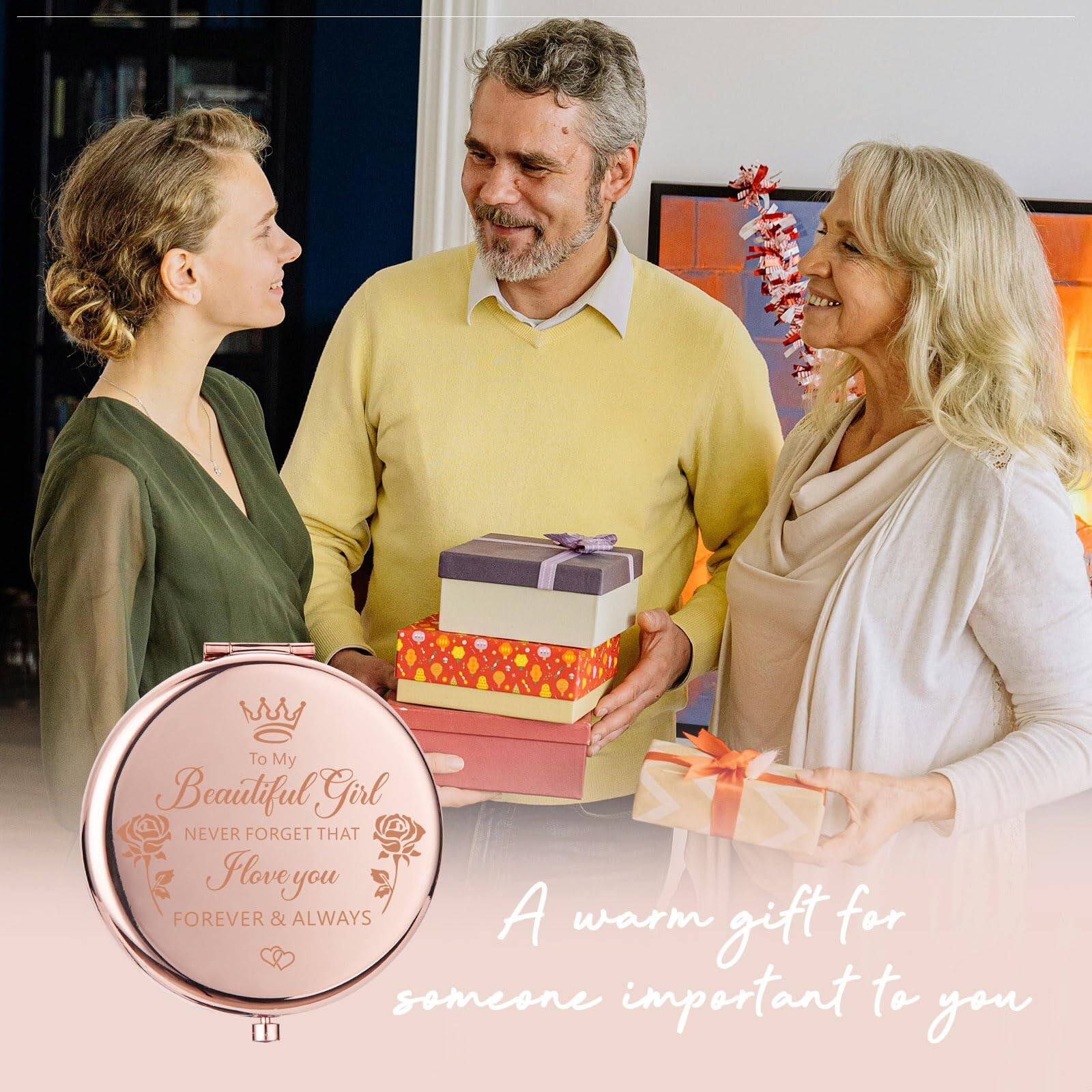 To My Beautiful Girl  
NEVER FORGET THAT I Love you  
FOREVER & ALWAYS  

A warm gift for someone important to you