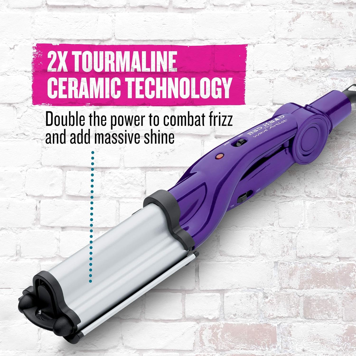 2X TOURMALINE CERAMIC TECHNOLOGY

Double the power to combat frizz and add massive shine
