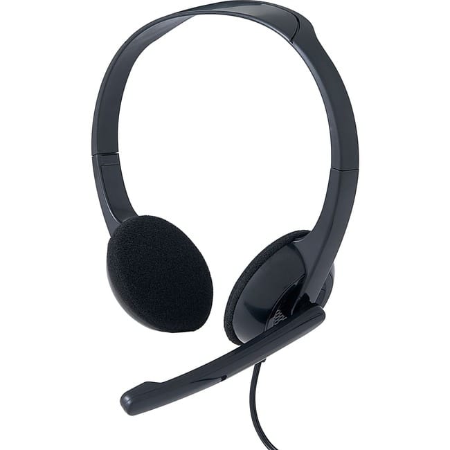 Verbatim - Stereo Headset with Microphone - Stereo - Mini-phone (3.5mm) - Wired - 32 Ohm - 20 Hz to 20 kHz - Over-the-head - Unknown
