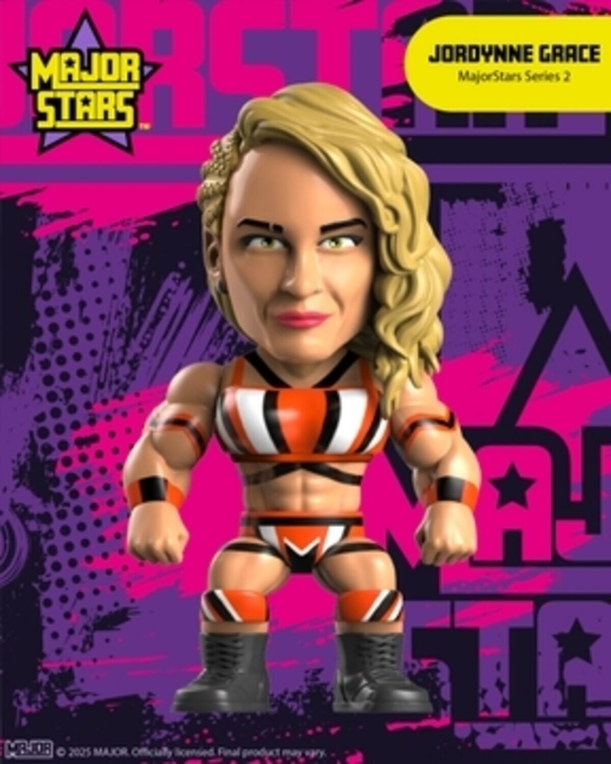 Major Stars Wrestling Jodynne Grace 4 Figure - COLLECTIBLES