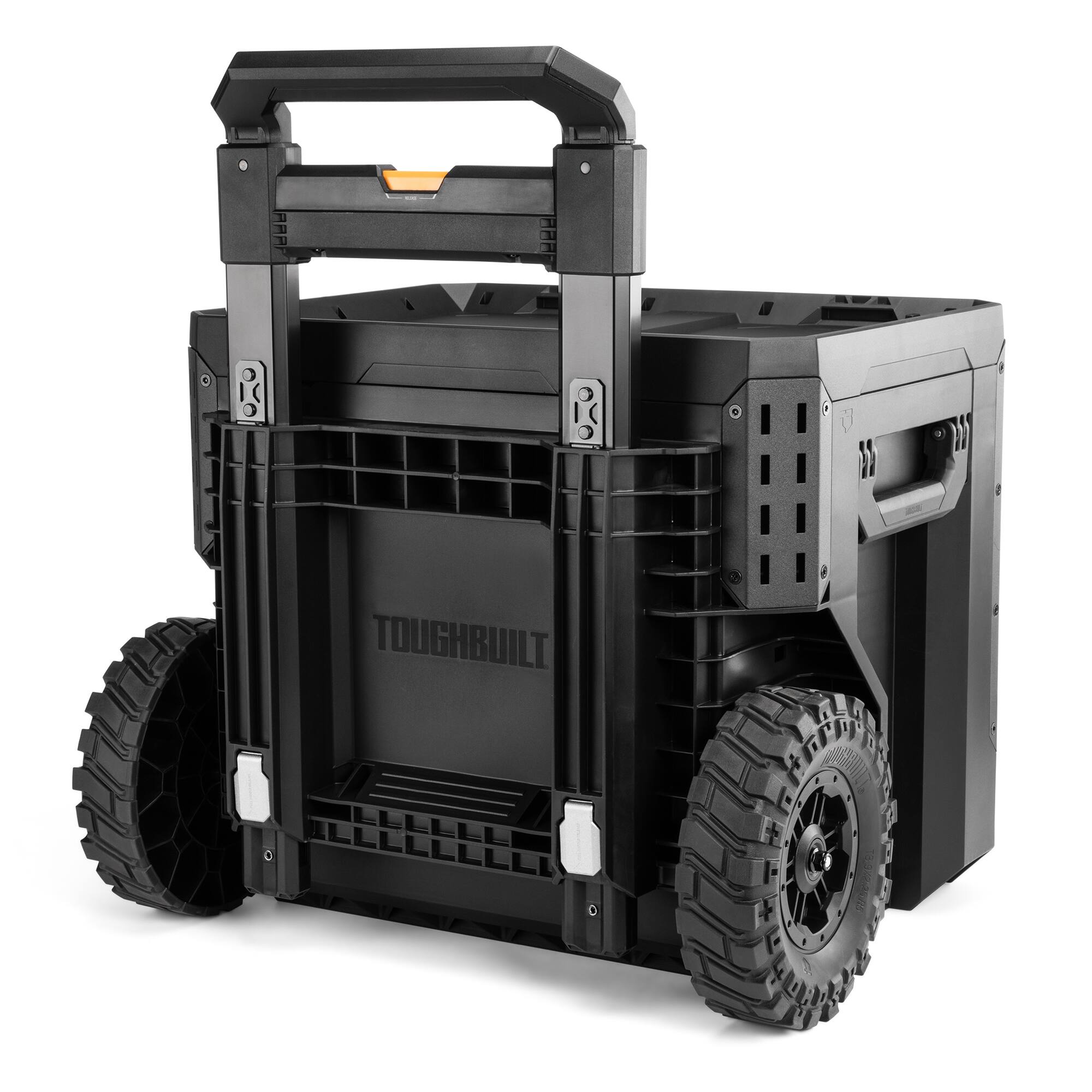 Alt View 4. ToughBuilt - ToughBuilt StackTech 1-Drawer Rolling Locking Box, Tool Storage & Gear Organizer - Black.