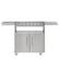 Angle. Coyote Outdoor Living - Coyote Outdoor Living cart For 34" C-Series Grill - Stainless Steel.