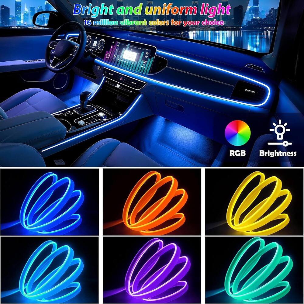 Bright and uniform light  
16 million vibrant colors for your choice  
RGB  
Brightness