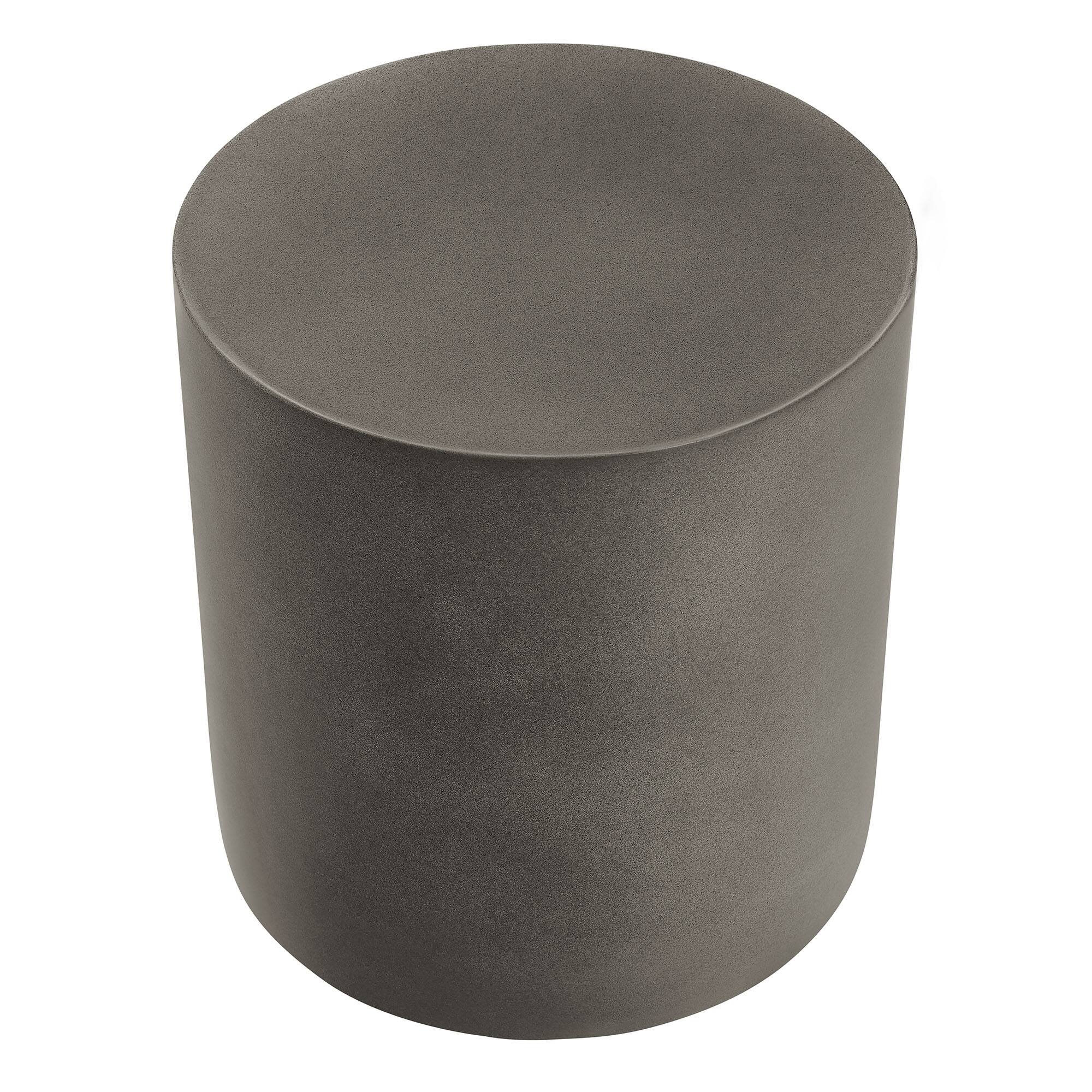 Alt View 5. Modway - Brion Indoor - Outdoor Patio Concrete Stool by Modway - Gray.